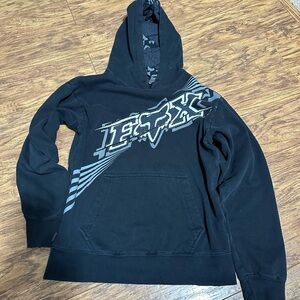 Fox Black Graphic Hoodie